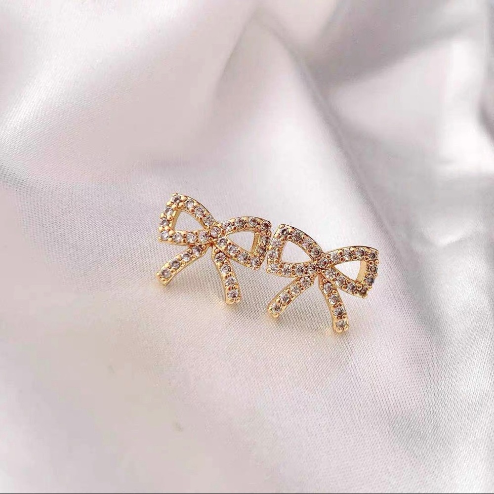 Kate Spade Gemstone Bowknot Earrings - Picture 3 of 9